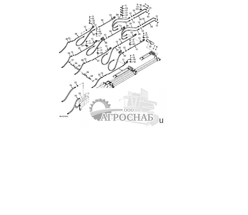 Oil Line, Extension Boom, CF785  CF785 IBC - ST404822 225.jpg